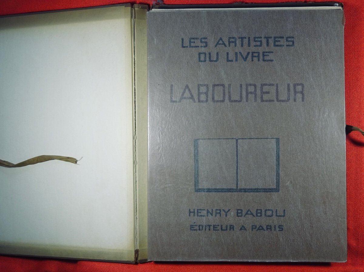 Valotaire (marcel) - Laborer. Henry Babou, 1929, Top Copy.-photo-2