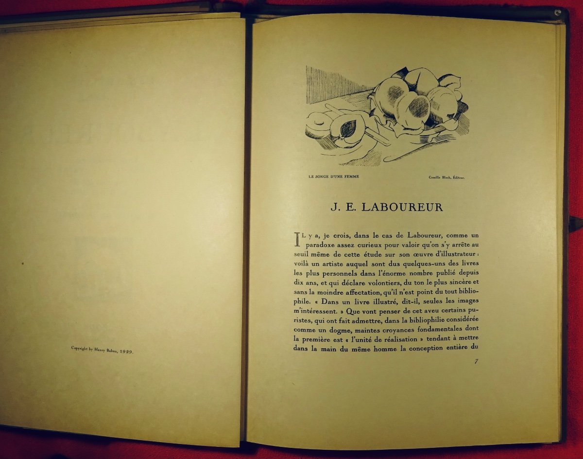 Valotaire (marcel) - Laborer. Henry Babou, 1929, Top Copy.-photo-4