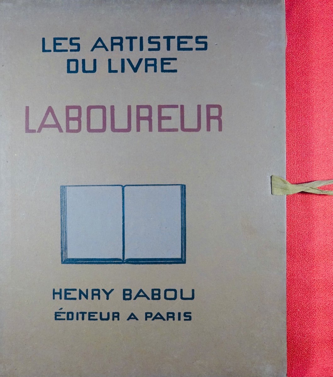 Valotaire (marcel) - Laborer. Henry Babou, 1929, Top Copy.