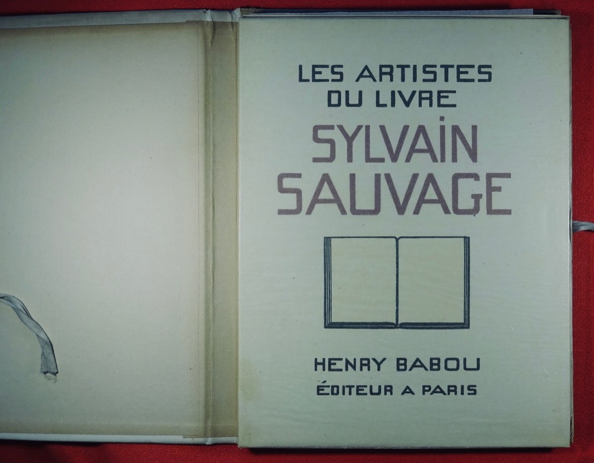 Valotaire (marcel) - Sylvain Sauvage. Henry Babou, 1929, Top Copy.-photo-2