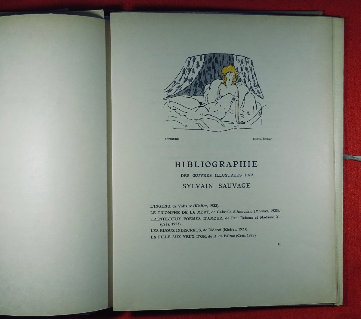 Valotaire (marcel) - Sylvain Sauvage. Henry Babou, 1929, Top Copy.-photo-8