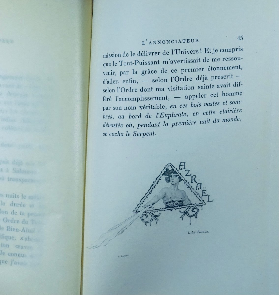 VILLIERS DE L'ISLE-ADAM - L'Annonciateur. Ferroud, 1905, illustré par FOURNIER.-photo-8