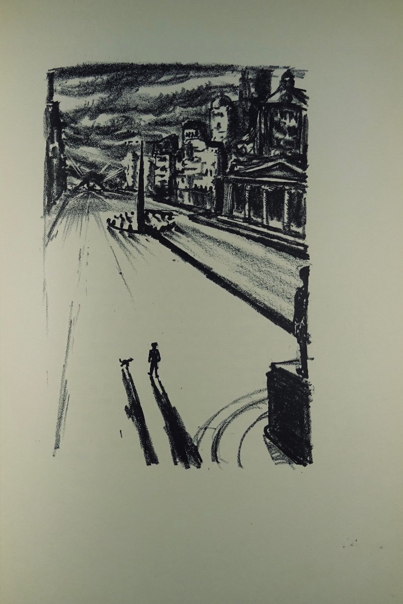 VOILIER (Jean) - Ville ouverte. Émile-Paul Frères,, 1942, illustré par Paul VALERY.-photo-6