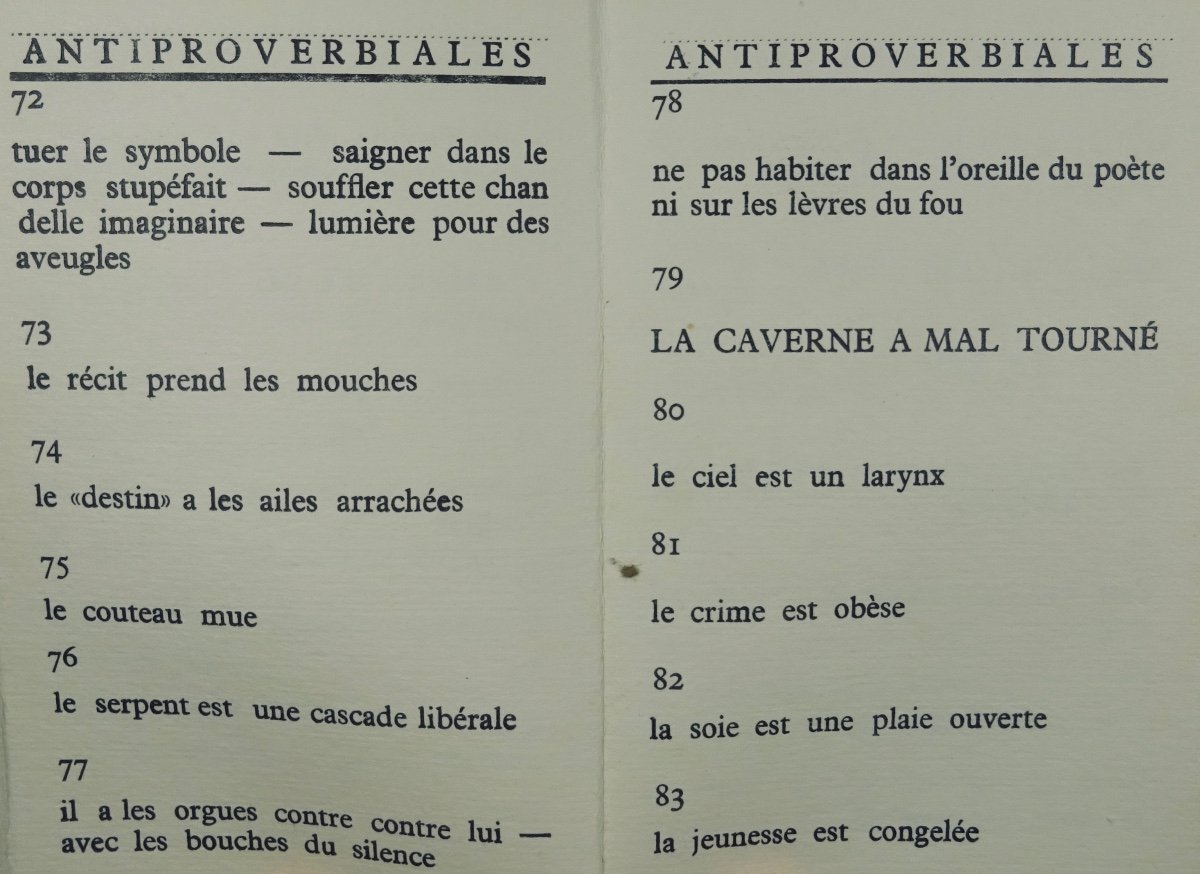 Winter (conrad) - Antiproverbials. Baslieux, Chez Vodaine, 1974, Illustrated By Vodaine.-photo-2