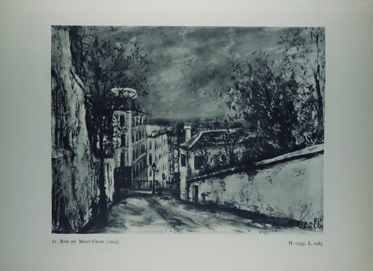 Gauthier - Utrillo. Galerie O. Pétridès And Editions Du Chêne, 1944, A Lithograph By Utrillo.-photo-7