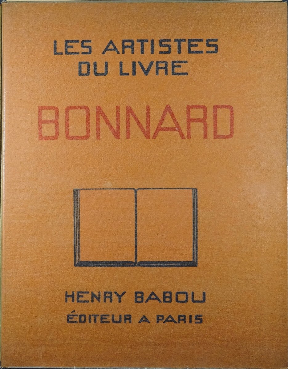 ROGER-MARX - Pierre Bonnard. Babou, 1931. Exemplaire numéroté avec une lithographie de BONNARD.-photo-1
