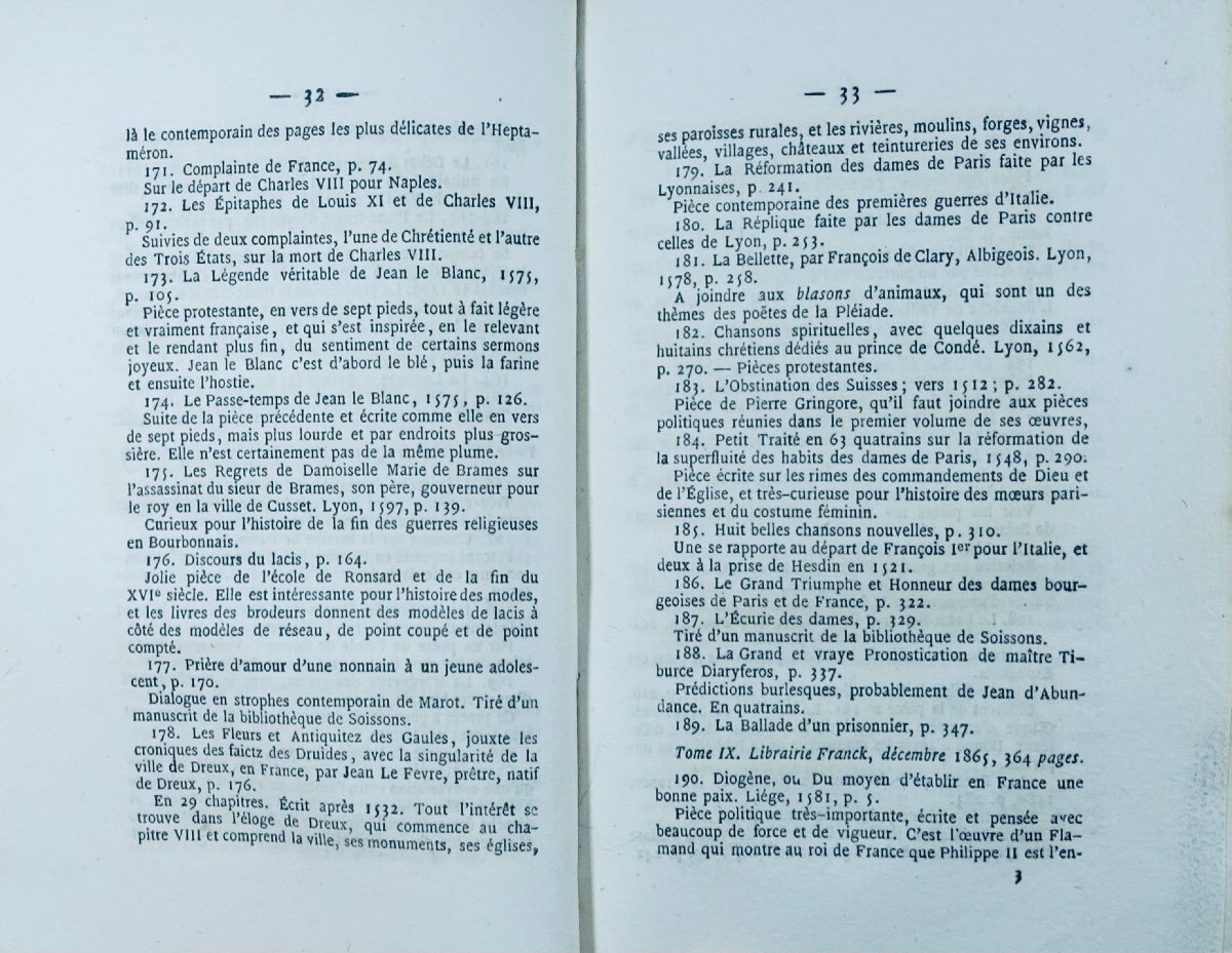 Catalogue Raisonné De La Bibliothèque Elzévirienne 1853-1870. Paris, Paul Daffis, 1870.-photo-6