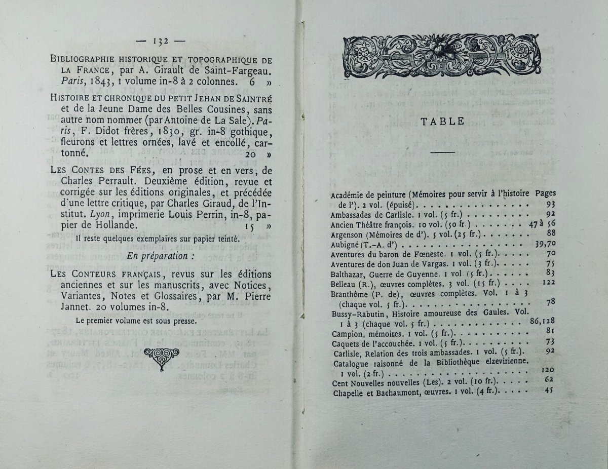 Catalogue Raisonné De La Bibliothèque Elzévirienne 1853-1870. Paris, Paul Daffis, 1870.-photo-8