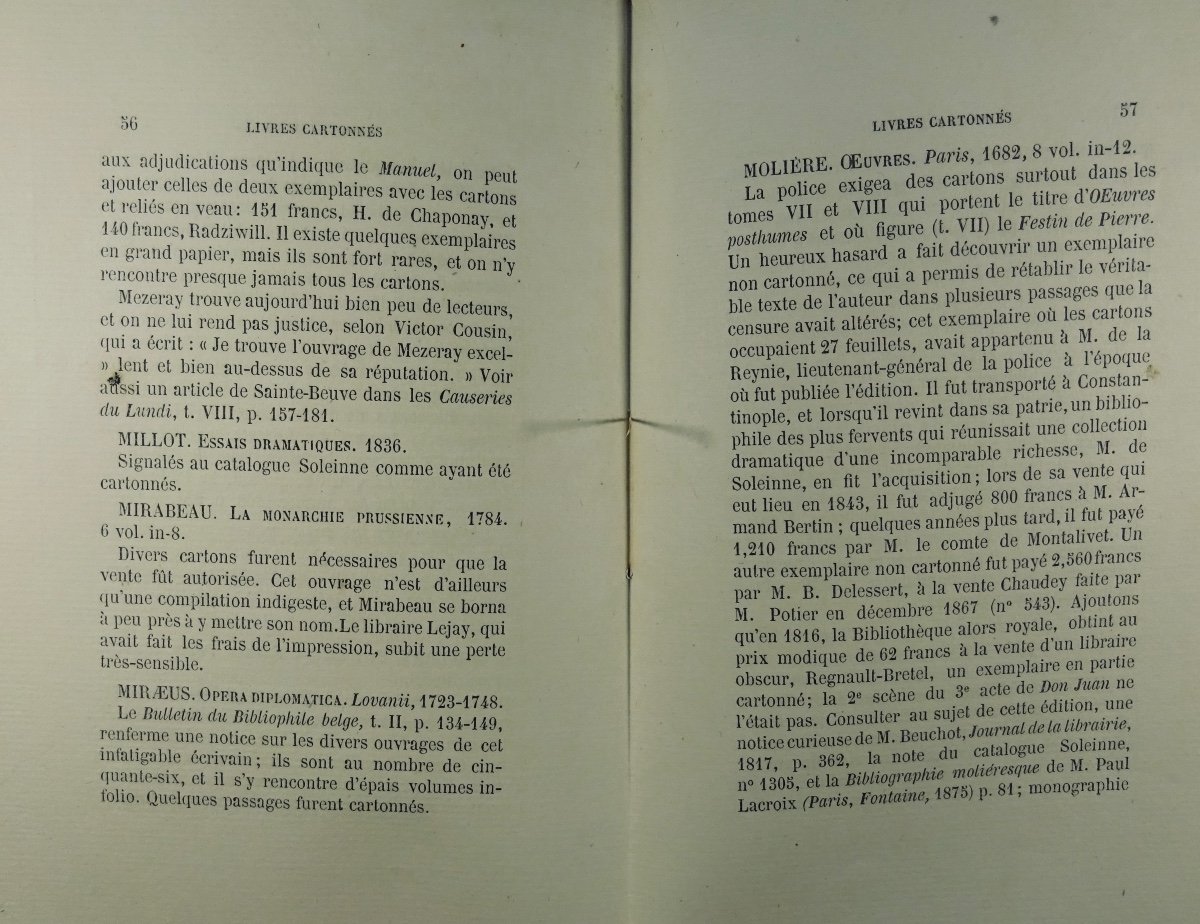 JUNIOR (Philomneste) - Les Livres cartonnés. Essais bibliographiques. Gay et Doucé, 1878.-photo-5