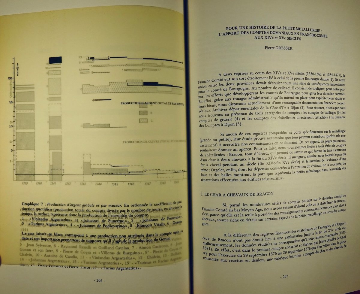 BENOIT et BRAUNSTEIN- Mines et carrières et métallurgie dans la France Médiévale. CNRS, 1983.-photo-6