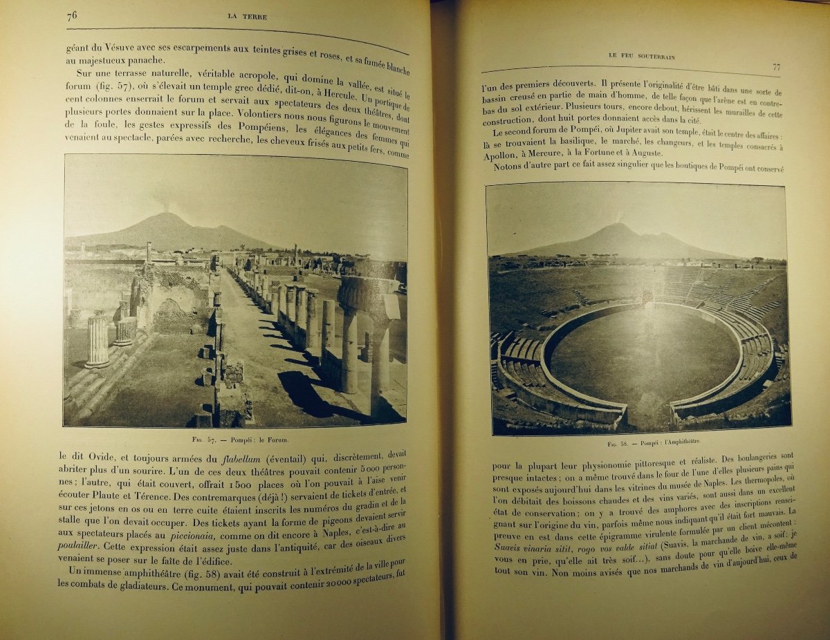 [geology] - Caustier - The Bowels Of The Earth. Vuibert & Nony, Around 1890.-photo-3