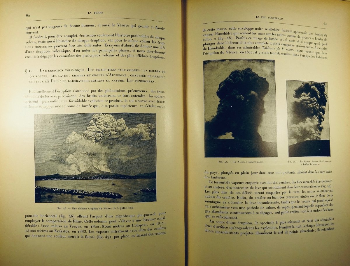 [GÉOLOGIE] - CAUSTIER - Les entrailles de la terre. Vuibert & Nony, vers 1890. -photo-5