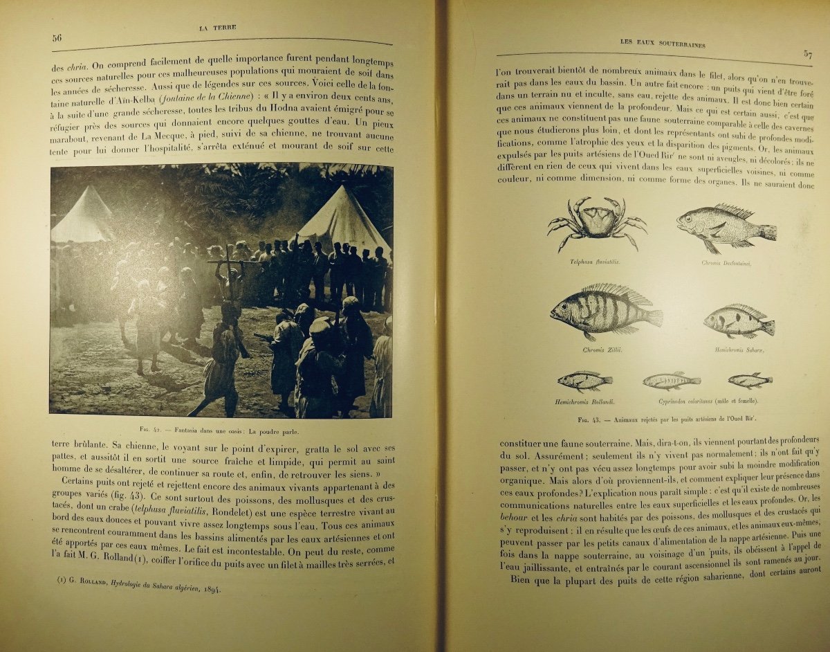 [GÉOLOGIE] - CAUSTIER - Les entrailles de la terre. Vuibert & Nony, vers 1890. -photo-6