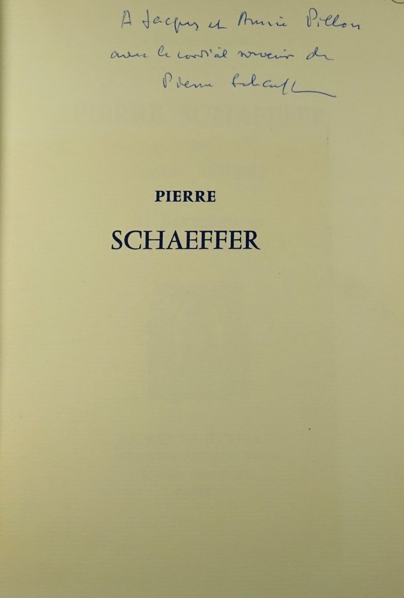 BRUNET - Pierre Schaeffer par Sophie Brunet suivi de réflexions de Pierre Schaeffer. 1969.-photo-2