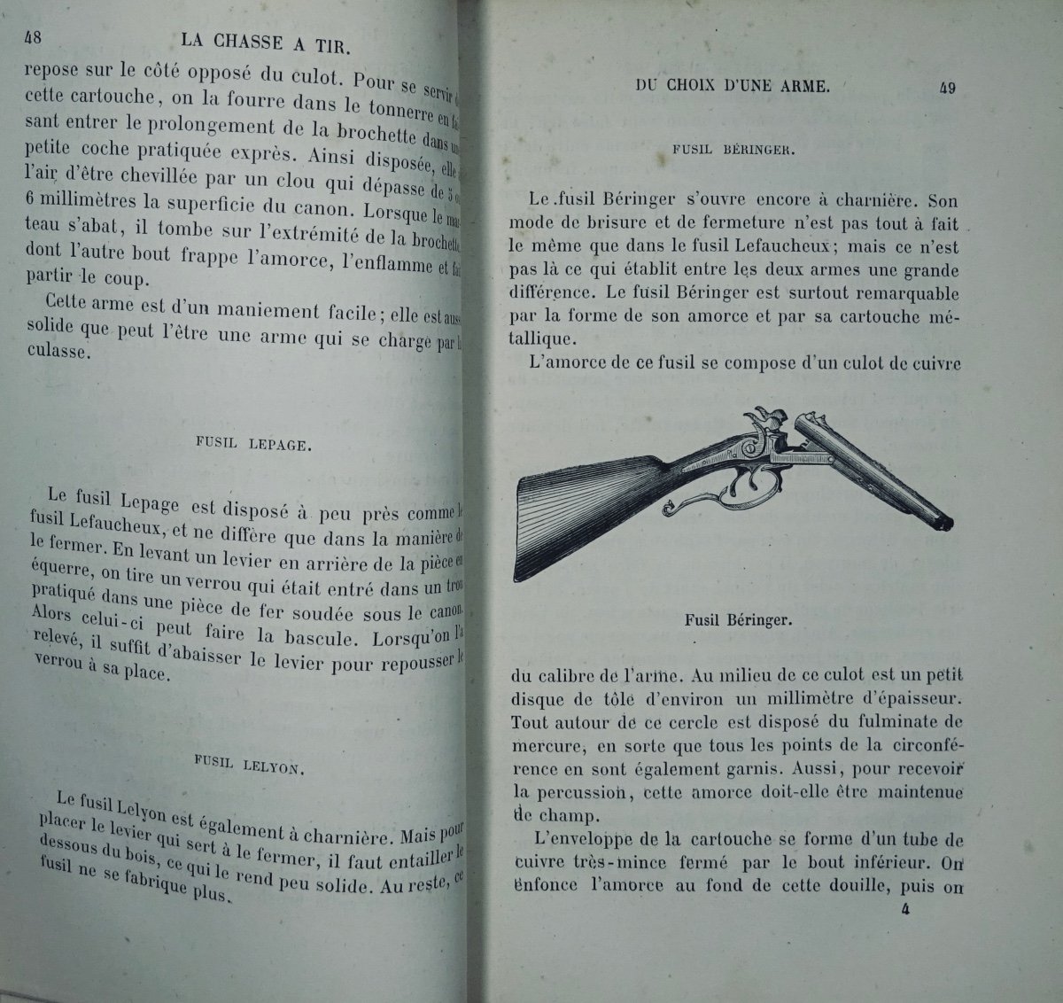 LA VALLÉE (Joseph) - La Chasse à tir en France. Paris, Hachette, 1873.  [CHASSE].-photo-2