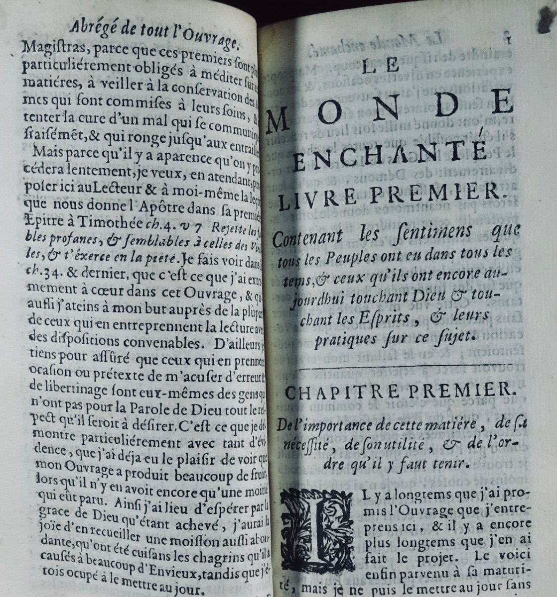 Bekker (balthasar) - The Enchanted World. Chez Pierre Rotterdam, 1694.-photo-1
