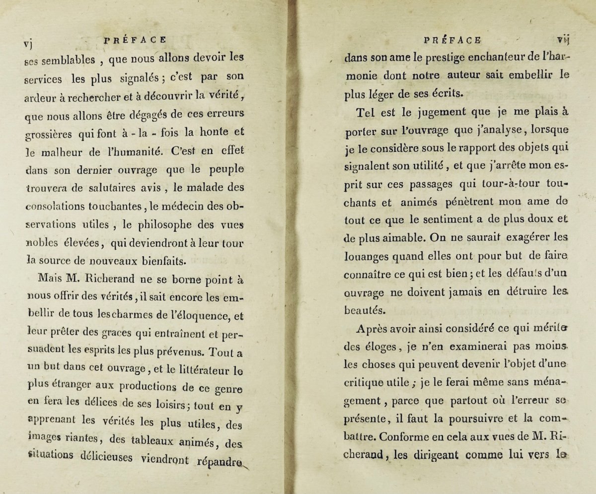 Broc - Critical Analysis Of The Work On Popular Errors In Medicine. Chez Allut, 1810.-photo-3