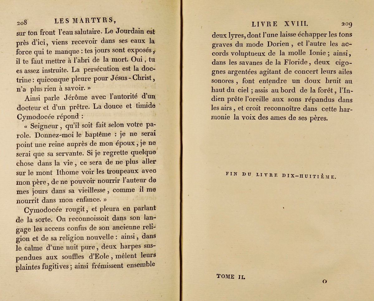 CHATEAUBRIAND - Les martyrs ou le triomphe de la religion chrétienne. 1809, édition originale.-photo-4