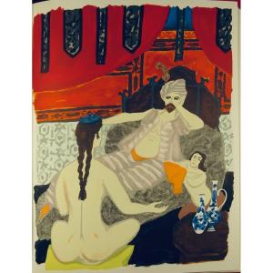  Les mille et une nuits. Union Latine d'Édition, 1964. Illustré par CHAPELAIN-MIDY.