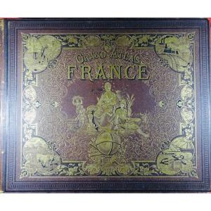 FISQUET - Grand atlas de la France, de l'Algérie et des colonies, 106 cartes. Vers 1880.