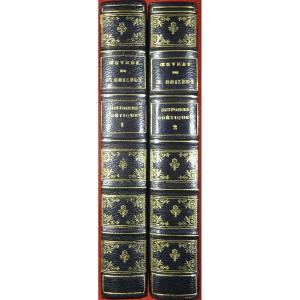 BRIZEUX - La fleur d'or. Histoires poétiques I-II-III-IV. Cycle. Lemerre, vers 1910, bien relié