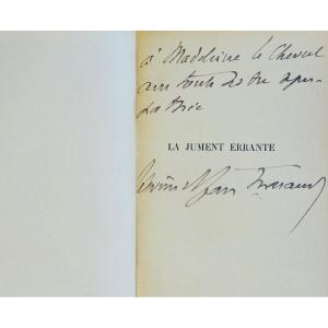THARAUD (Jérome et Jean) - La jument errante. Librairie Plon, vers 1933, envoi de l'auteur.