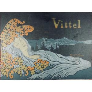 ANONYME - Vittel. Vosges. Nancy, Berger-Levrault, vers 1900, couverture de Jacques Gruber.