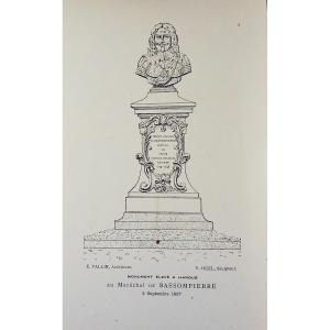BADEL (Émile) - Les Monuments de Haroué : Bassompierre et Beauvau, Gérard et Pouget. 1897.