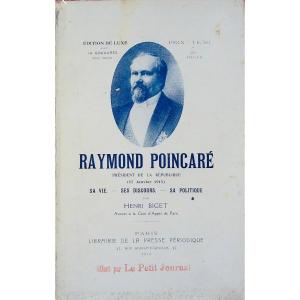 Biget (henri) - Raymond Poincaré, President Of The Republic (january 17, 1913). Pin.