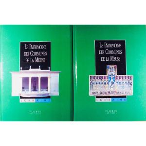 DELESALLE  - Le patrimoine des Communes de la Meuse. Flohic, 1999. cartonnages d'éditeur.