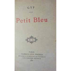Gyp - Little Blue. Calmann Lévy, 1889, Full Purple Morocco Binding Signed Bézard.