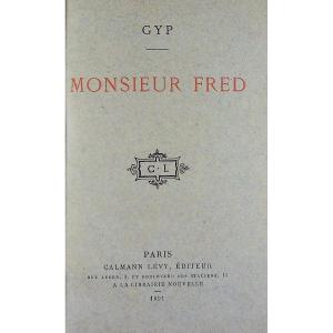 GYP - Monsieur Fred. Calmann Lévy, 1891, reliure plein maroquin violet signée Bézard.
