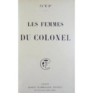 GYP - Les Femmes du colonel. Flammarion, 1899, reliure plein maroquin violet signée Bézard.
