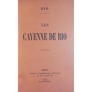 GYP - Les Cayenne de Rio. Flammarion, 1899, reliure plein maroquin violet signée Bézard.