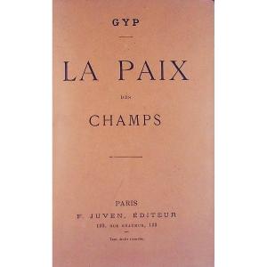 GYP - La Paix des champs. F. Juven, 1900, reliure plein maroquin violet signée Bézard.