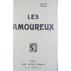 GYP - Les amoureux.  F. Juven, 1902, reliure plein maroquin violet signée Bézard, tête dorée.