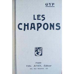 Gyp - The Chapons. Félix Juven, 1902, Full Purple Morocco Binding Signed Bézard, Gilt Head.