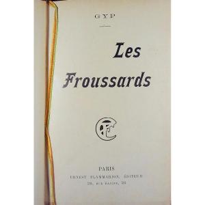Gyp - Les Froussards. Flammarion, Circa 1904, Full Purple Morocco Binding Executed By Bézard.