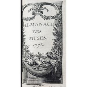 Almanach des muses 1771, 1772, 1773, 1774, 1775 et 1776. Delalain, 1771-1776, reliure d'époque.