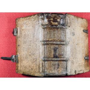 Gerson - Morlais - Le Chartreux - Collection Of Religious Texts. 1579, Pigskin Binding.