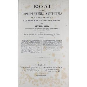 [agriculture] - Christmas - Essay On Artificial Repopulation. 1882, Period Binding.