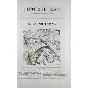BORDIER & CHARTON - Histoire de France depuis les temps les plus anciens. 1859, relié d'époque.