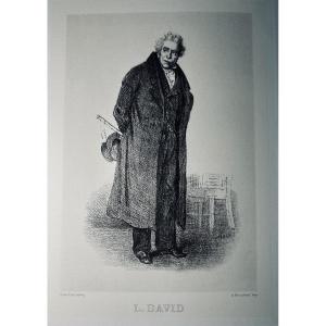 DAVID (Jules) - Le peintre Louis David 1748-1825. Suite d'Eux-Fortes. Victor-Havard, 1882.