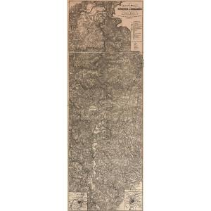 BECKER - Lauf der Mosel von Remich bis Coblenz entworfen und gezeichnet. Coblenz, 1833.