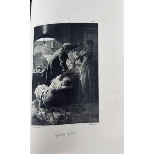 Daudet (alphonse) - Fromont Jeune And Risler Ainé. Moeurs Parisiennes. Conquet, 1885, Bound.