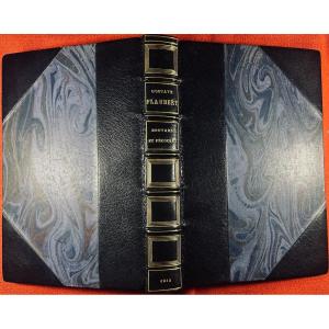 Flaubert (gustave) - Bouvard Et Pécuchet. Connard, 1910, Binding Signed Canape.