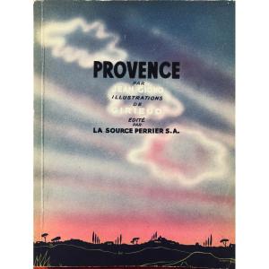 [GIRIEUD] - GIONO (Jean) - Provence. Source Perrier, 1939. Broché, couverture illustrée.