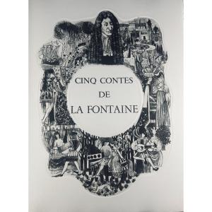 [king] - La Fontaine (jean De) - Five Tales By La Fontaine. Les Pharmaciens Bibliophiles, 1975
