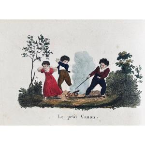 LEHUBY (P.C.) - Les divertissemens de l'enfance ou gravures représentant divers jeux. Vers 1840