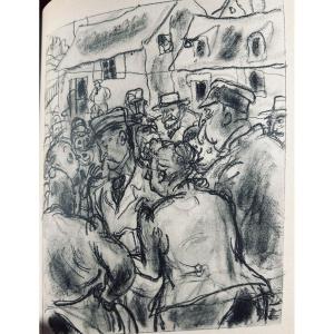 [BOFA]  MIRBEAU (Octave) - Dingo. Éditions Nationales, 1935, illustrations de Gus Bofa.